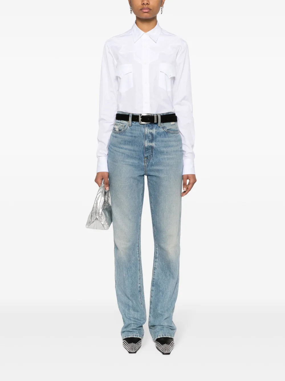 Long-Sleeve Cotton Shirt