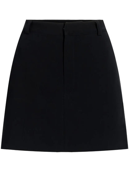 Marie Pressed-Crease Crepe Skorts