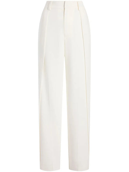 Becca Pleat-Detailing Tailored Trousers