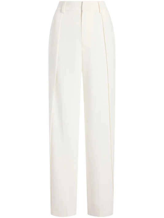 Becca Pleat-Detailing Tailored Trousers