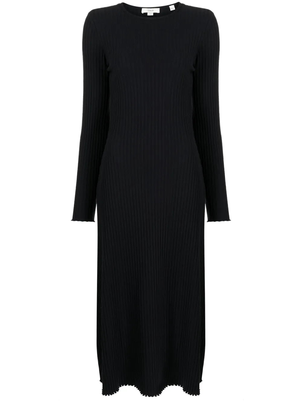 Ribbed-Knit Midi Dress