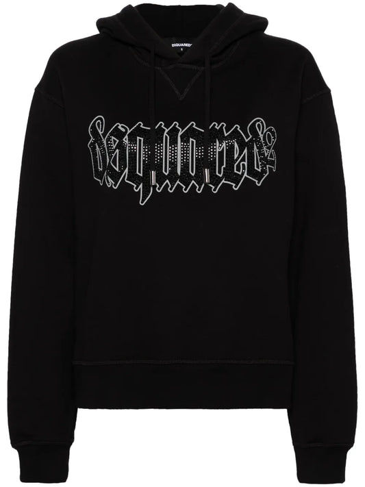 Logo-Print Cotton Hoodie