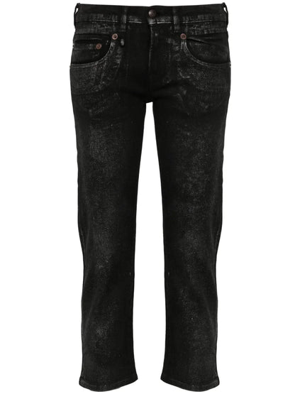 Cropped Low-Rise Jeans
