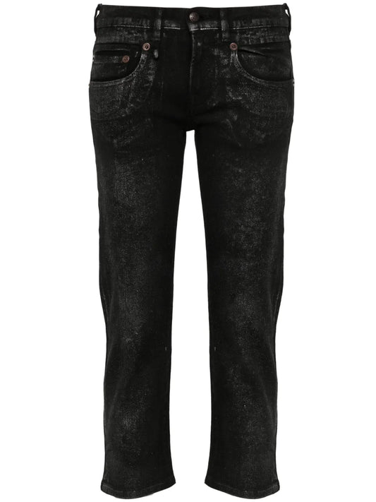Cropped Low-Rise Jeans