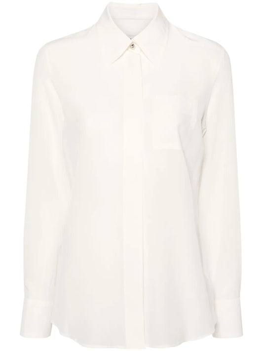 Silk Crepe De Chine Shirt