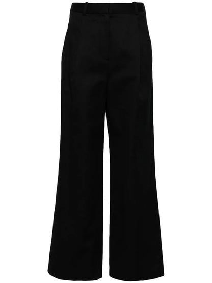Idai High-Waisted Twill-Weave Palazzo Pants