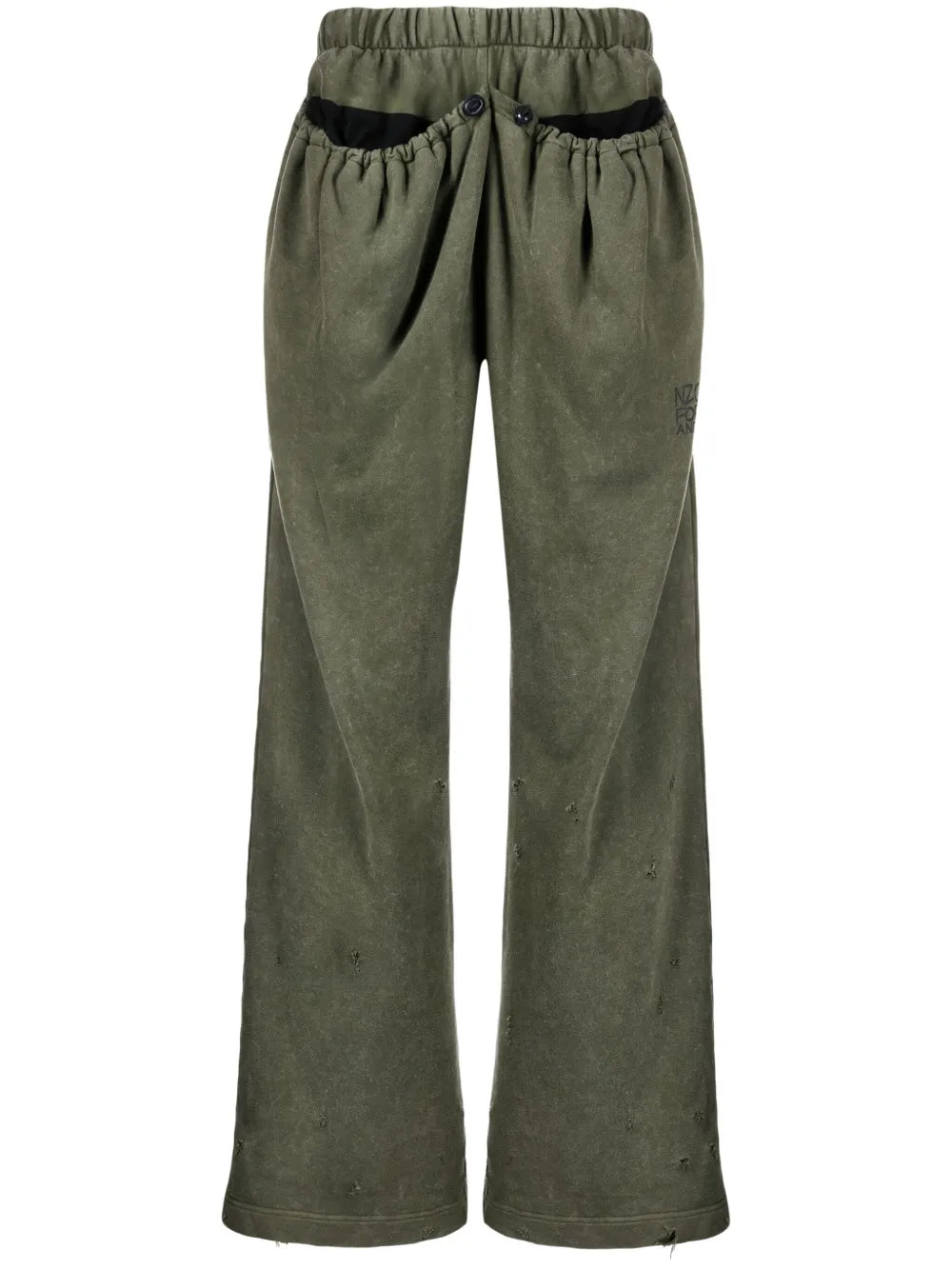 Drawstring-Pocket Track Pants