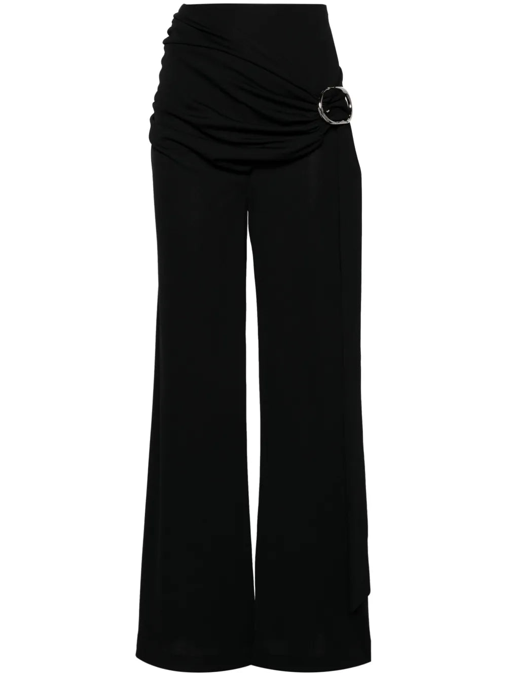 Wraparound-Design Palazzo Pants