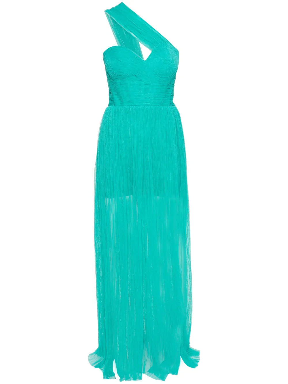 Freya Plissé Tulle Gown