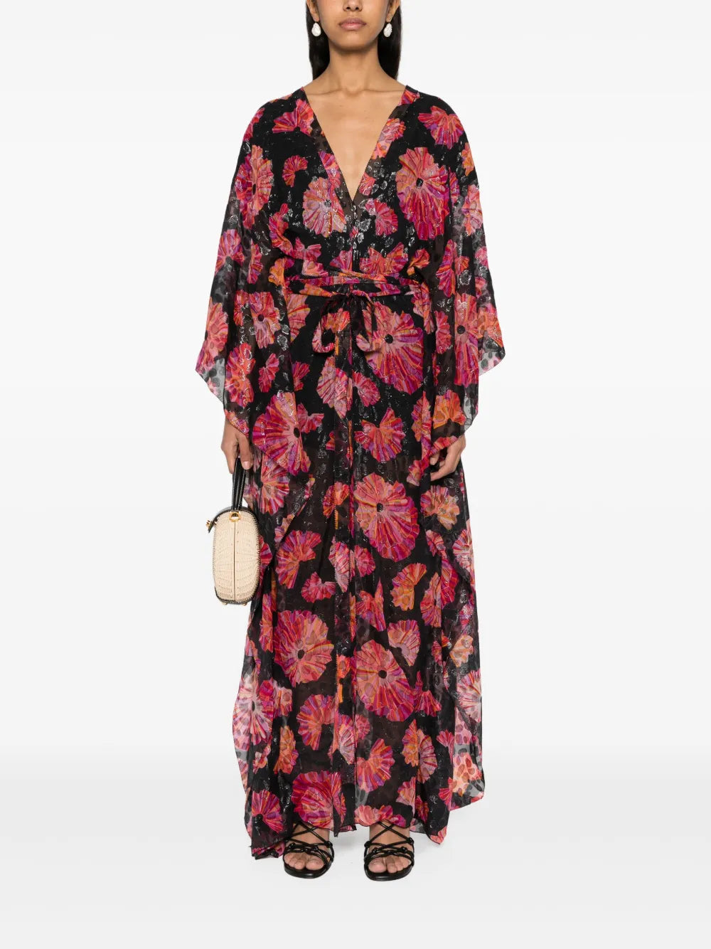 Katy Floral-Print Maxi Dress