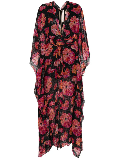 Katy Floral-Print Maxi Dress