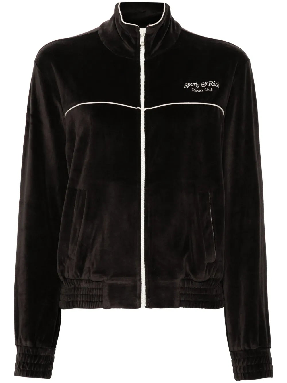 Velour Zip-Up Jacket
