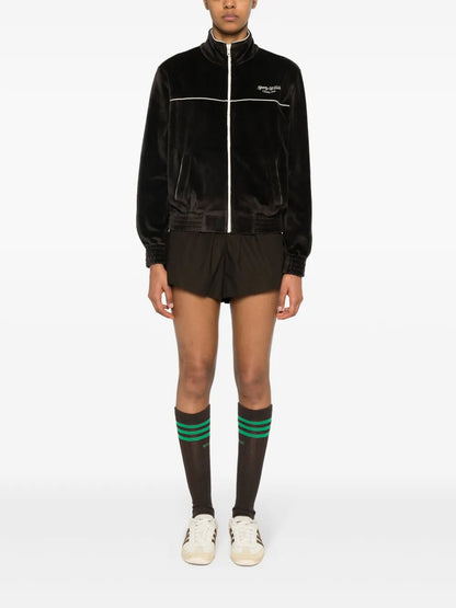 Velour Zip-Up Jacket