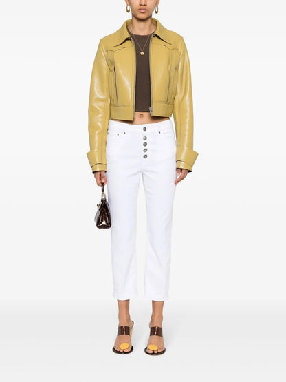 Koons Mid-Rise Tapered-Leg Jeans