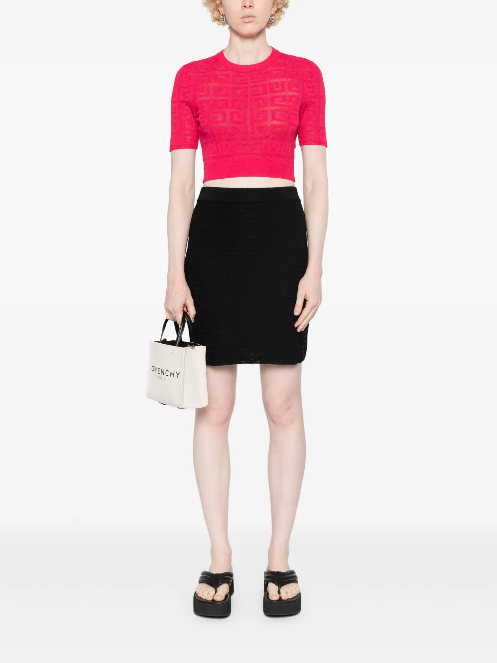 4G-Jacquard Skirt