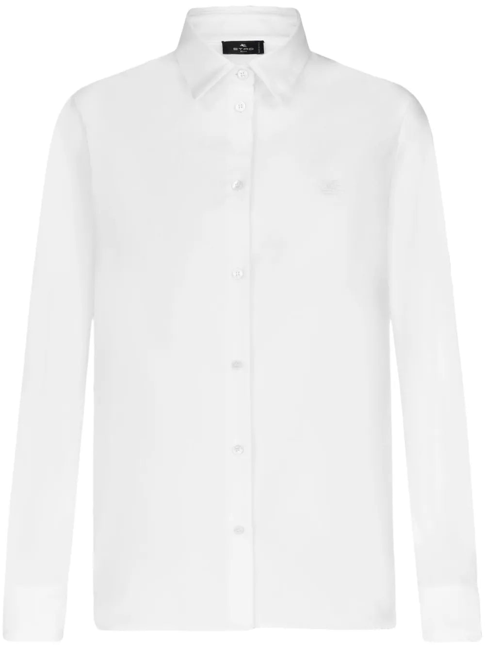 Pegaso-Embroidered Cotton Shirt
