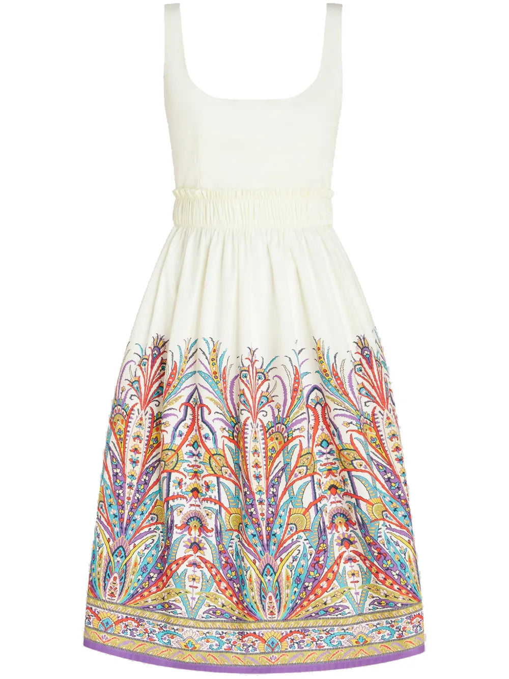 Printed Midi Dress