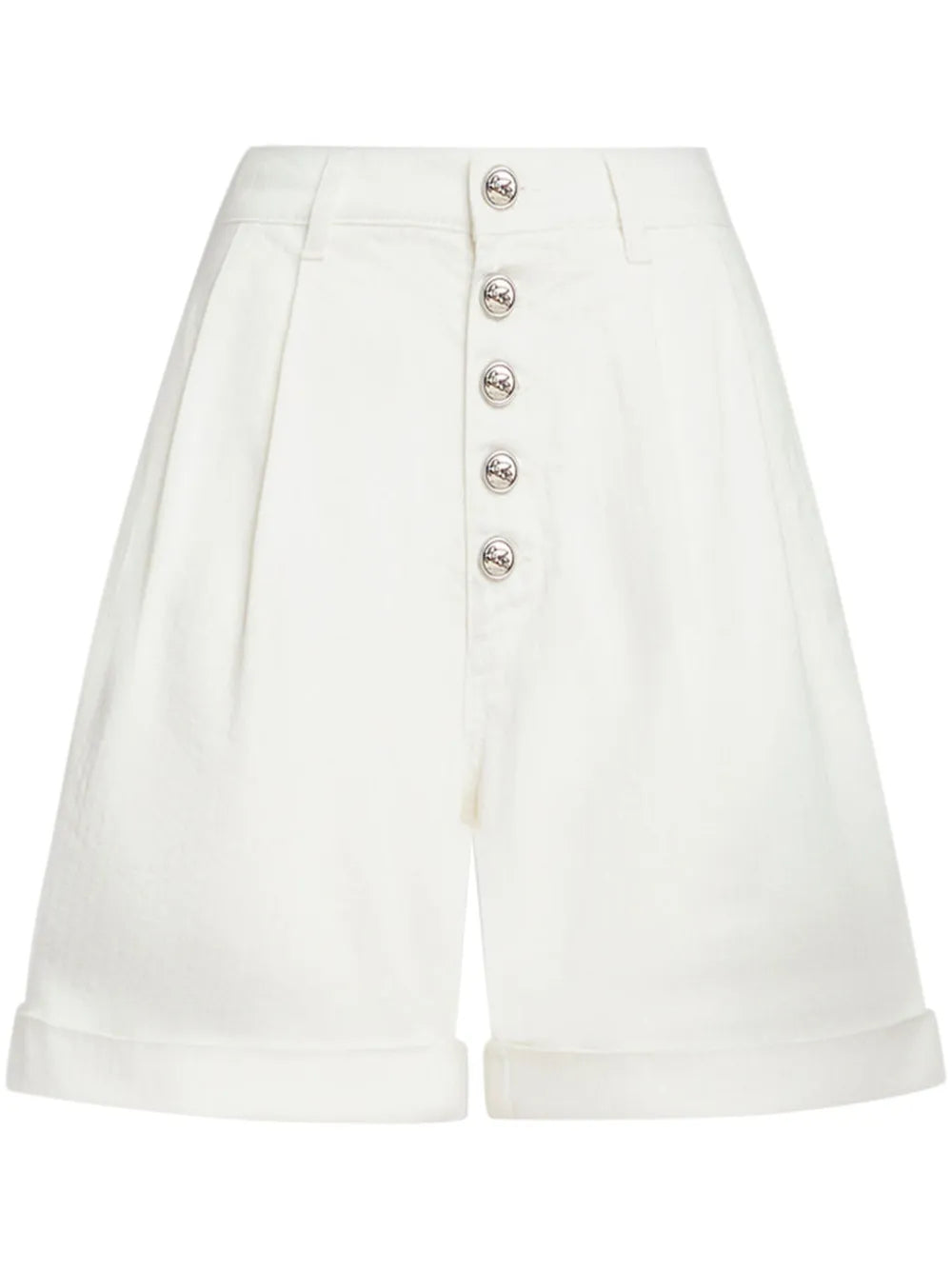 Button-Up Bermuda Shorts