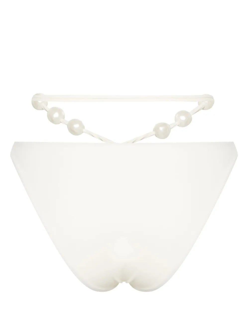 Pearl-Detail Bikini Bottoms
