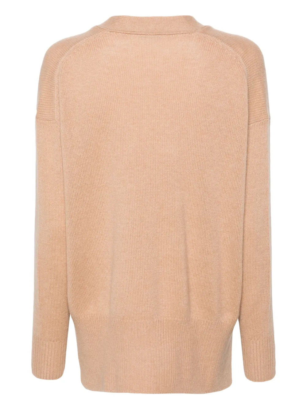 Drop-Shoulder Cashmere Cardigan