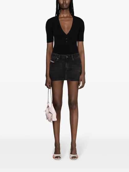 De-Ron Denim Miniskirt