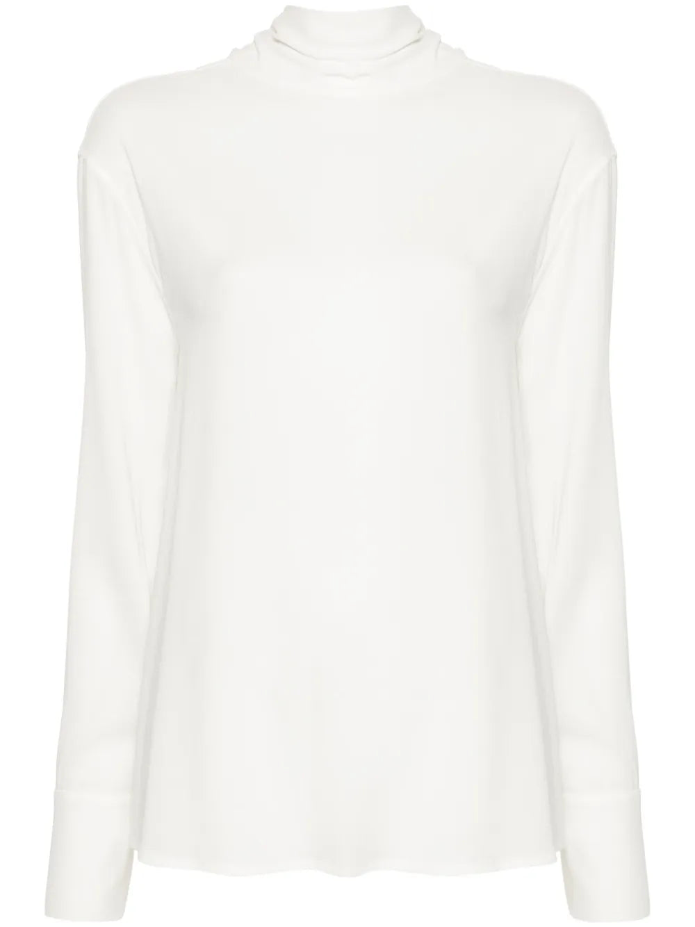 Roll-Neck Blouse