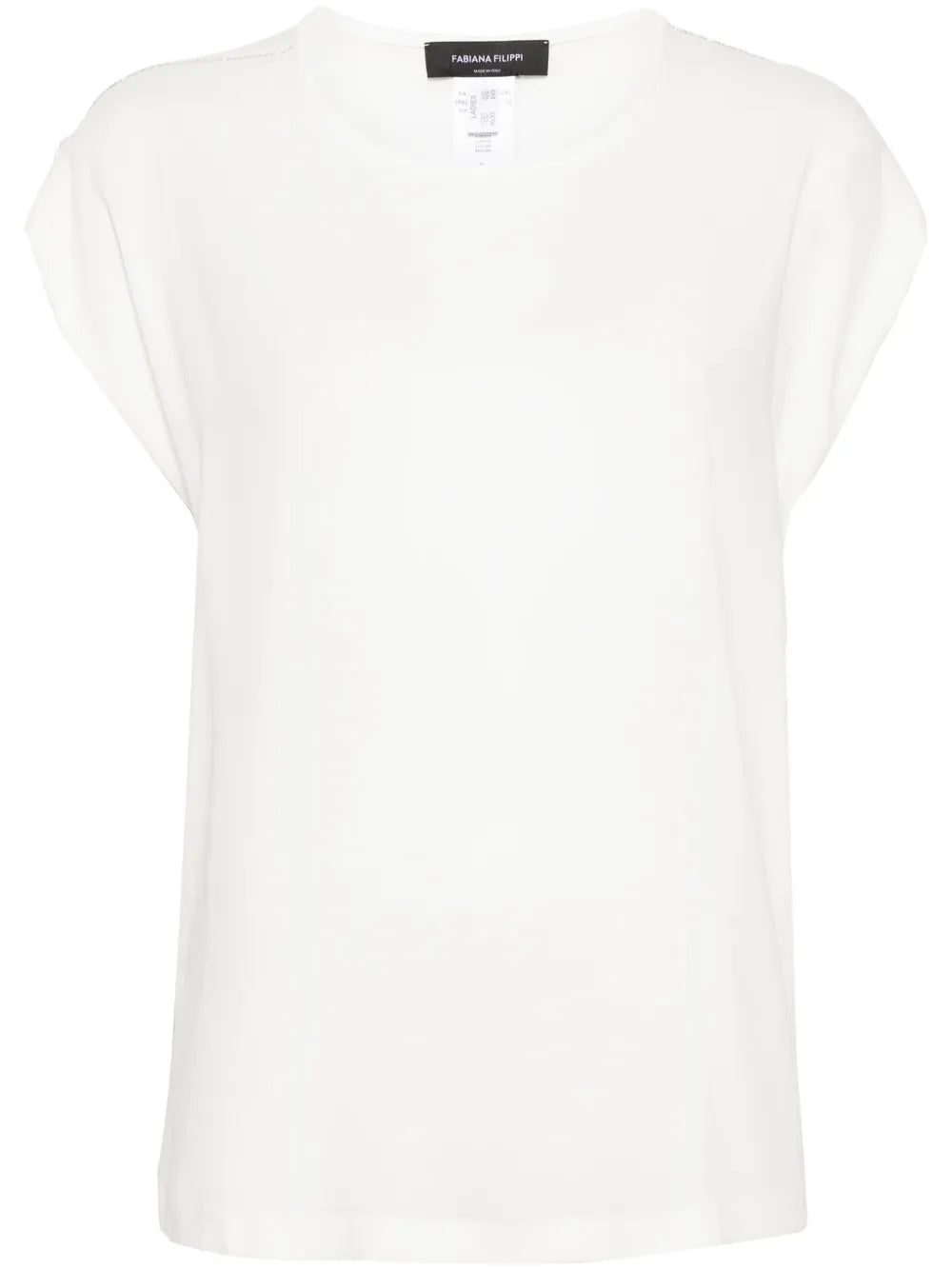 Chiffon-Crepe T-Shirt