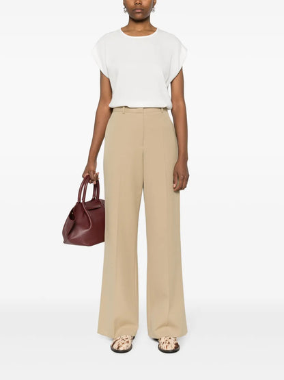 Chiffon-Crepe T-Shirt