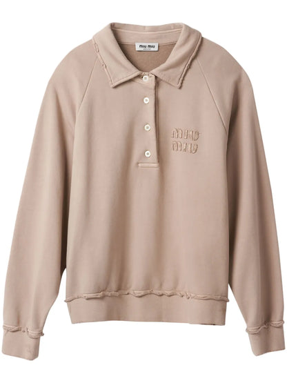 Logo-Appliqué Longsleeved Polo Shirt