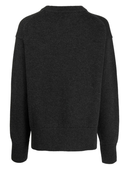 Crew-Neck Knitted Jumper
