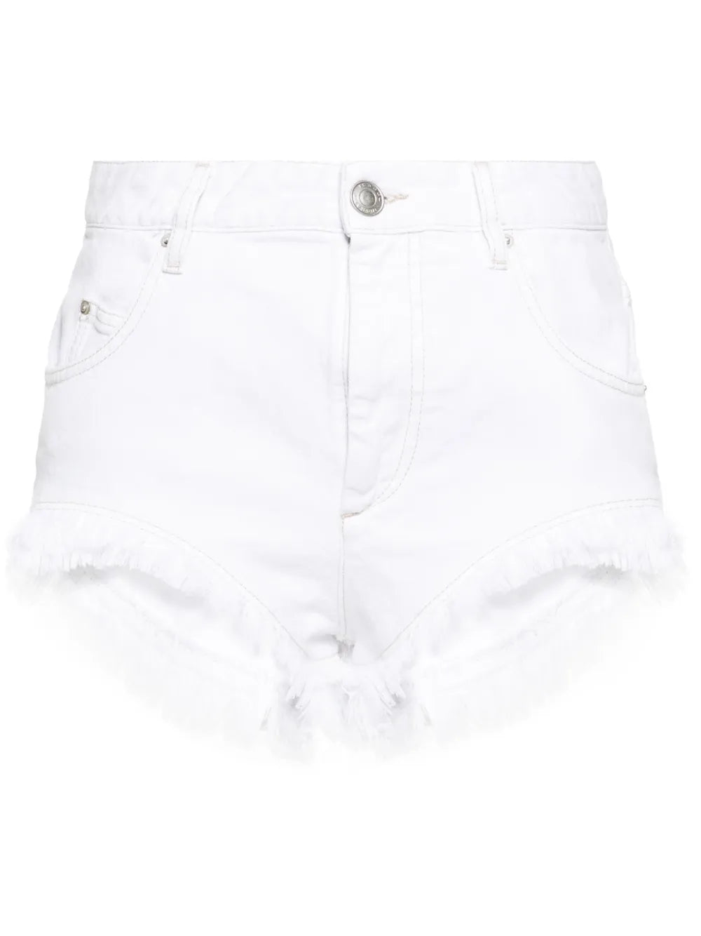 Eneidao Frayed Denim Shorts