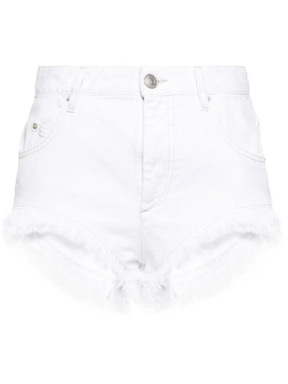 Eneidao Frayed Denim Shorts