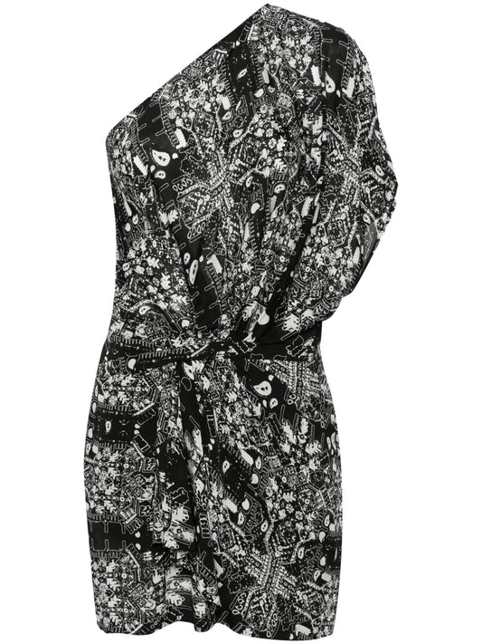 Alixen One-Shoulder Minidress