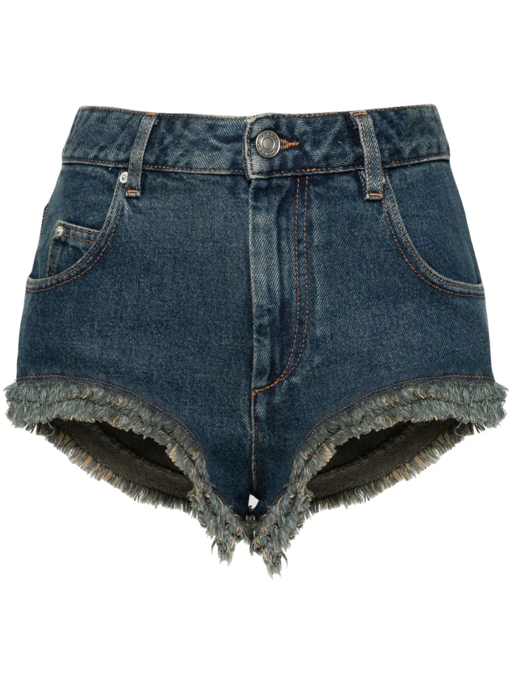 Eneidao Frayed Denim Shorts