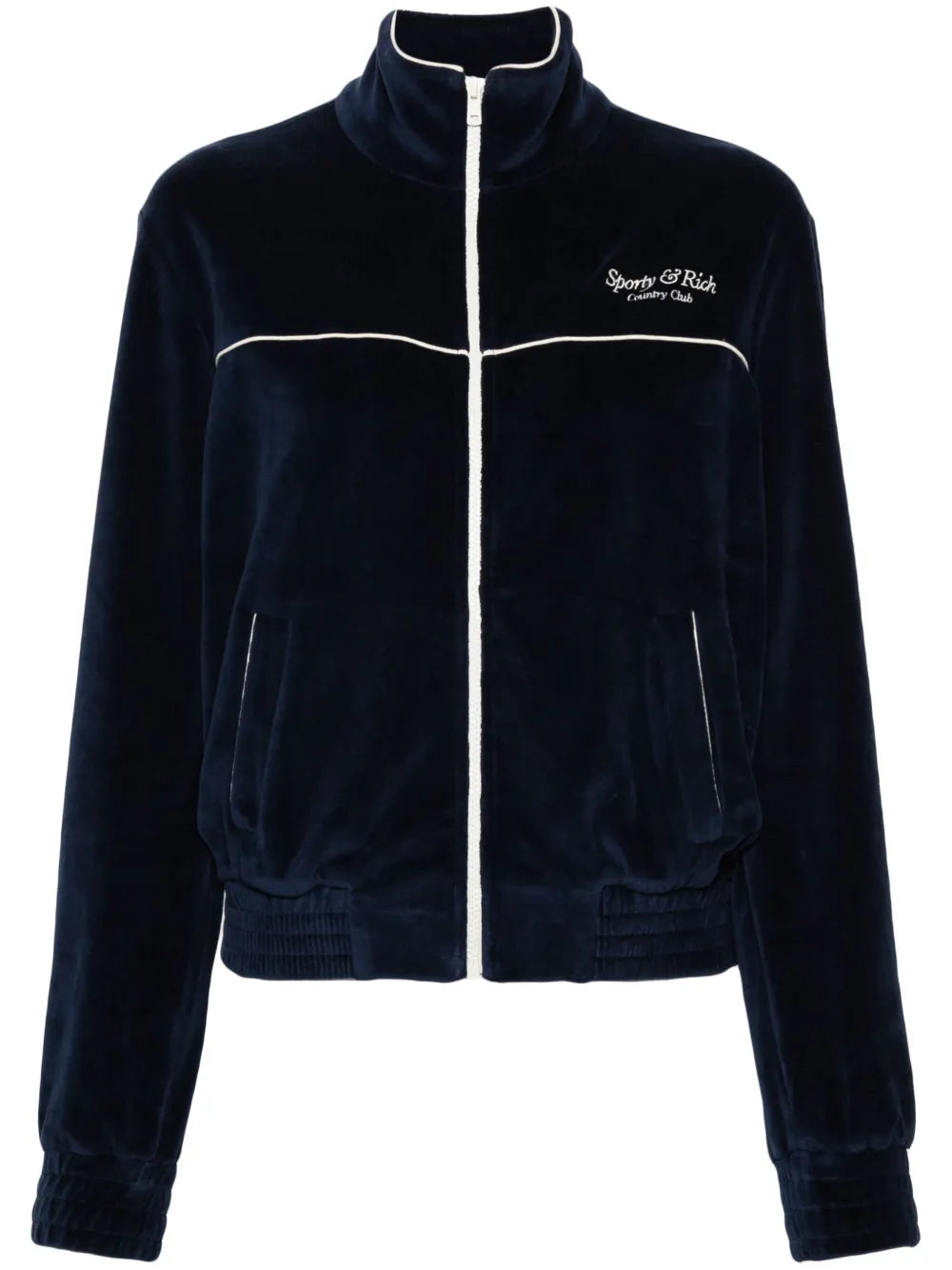 Velour Zip-Up Jacket