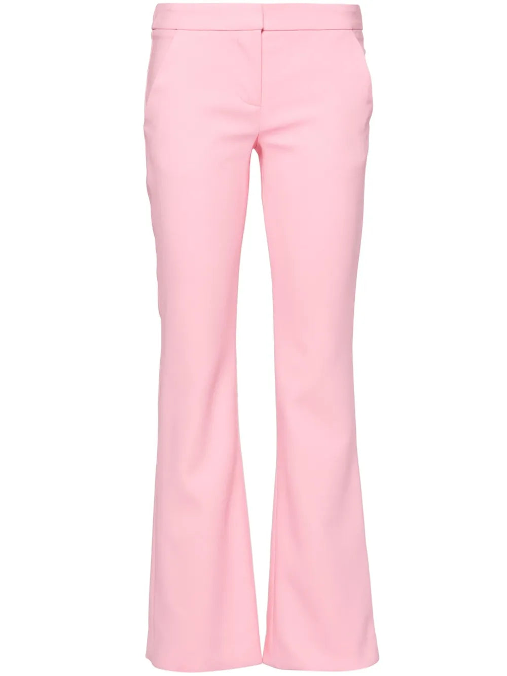 Flared Crepe Trousers