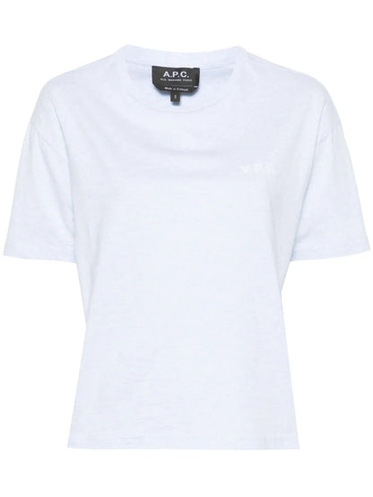 Flocked-Logo Cotton T-Shirt