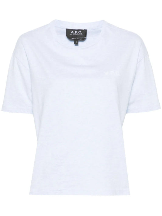 Flocked-Logo Cotton T-Shirt