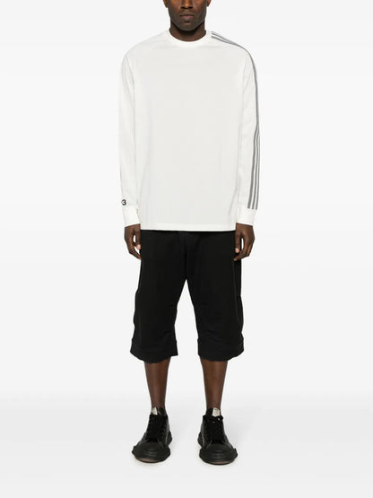 3-Stripes Cotton Blend T-Shirt