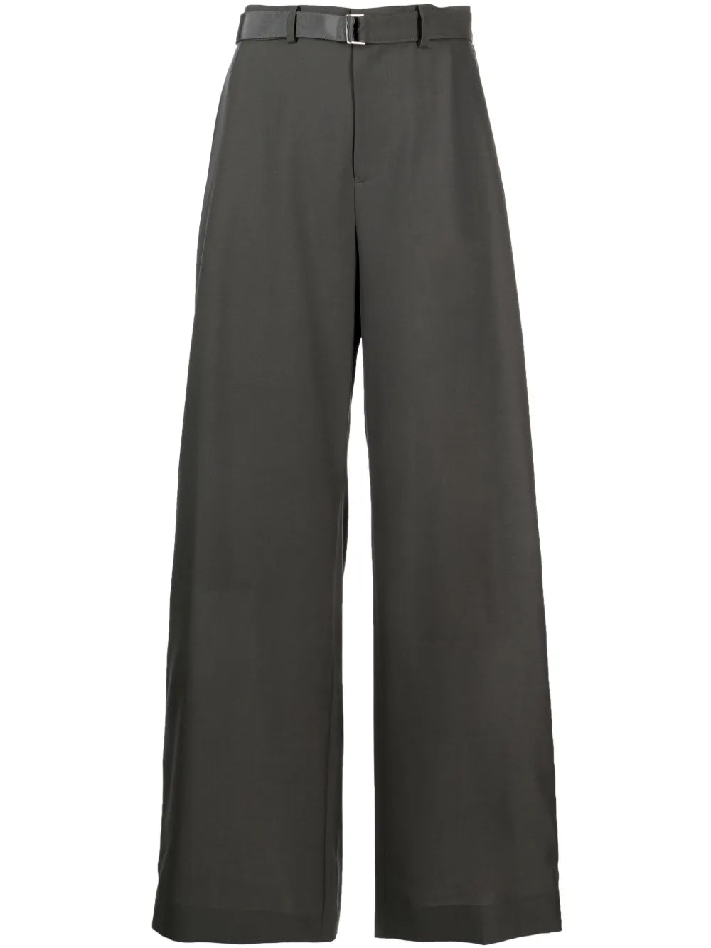Satin-Stripe Tailored Trousers