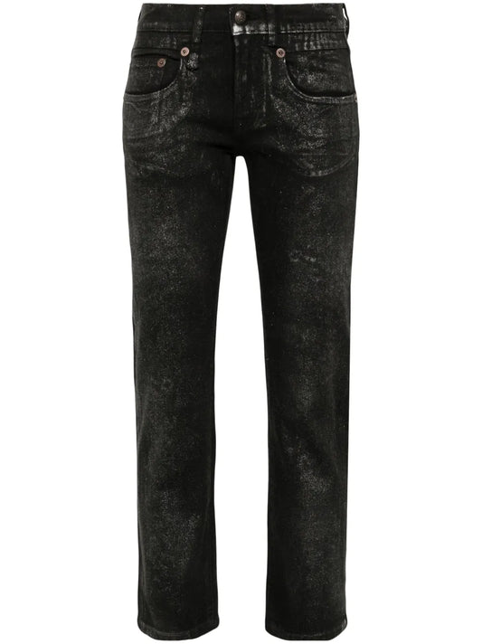 Metallic Skinny Jeans