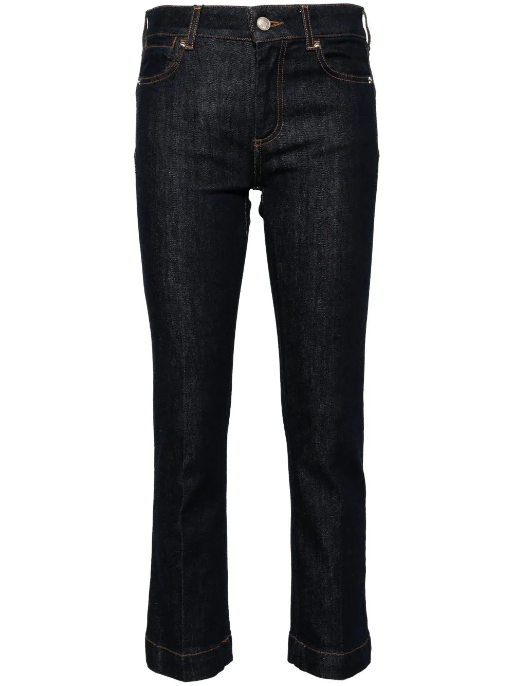 Record Low-Rise Cropped Jeans