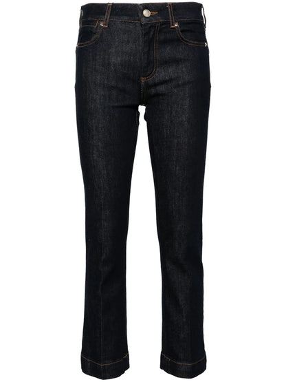 Record Low-Rise Cropped Jeans