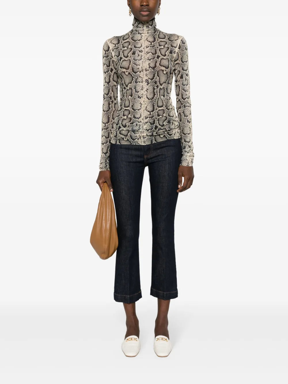 Record Low-Rise Cropped Jeans