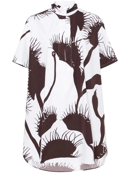 Cropped Venus Print Kaftan