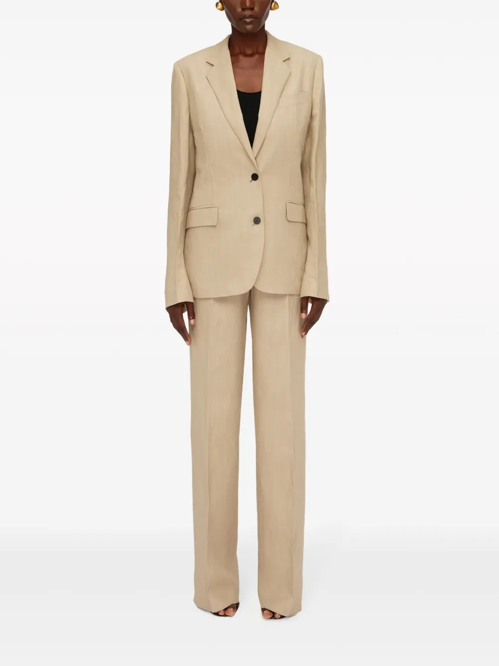 Tailored High-Waisted Trousers