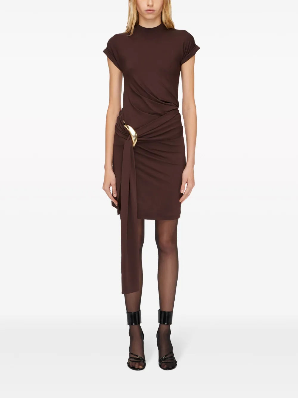 Gathered Jersey Dress
