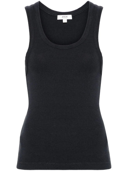 Poppy Ribbed-Knit Tank Top