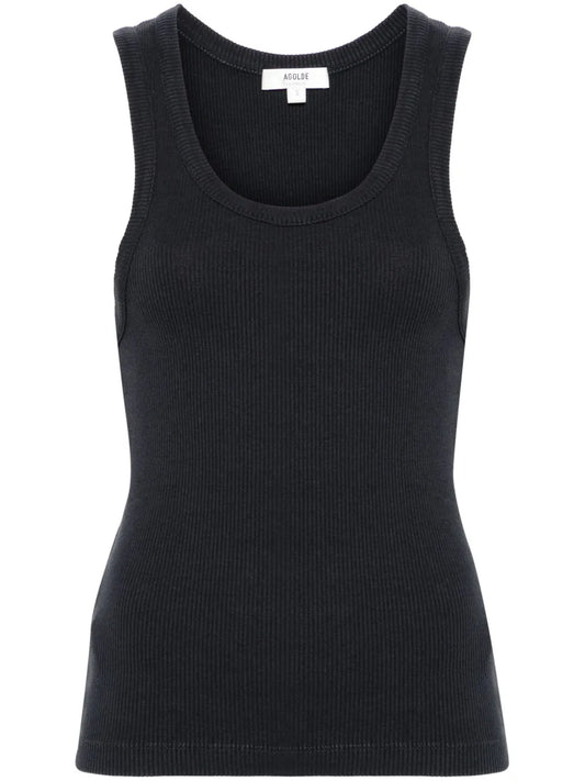 Poppy Ribbed-Knit Tank Top