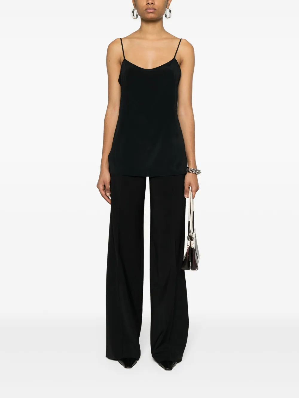 High-Waist Tailored Trousers